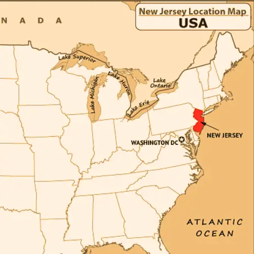 New Jersey Map